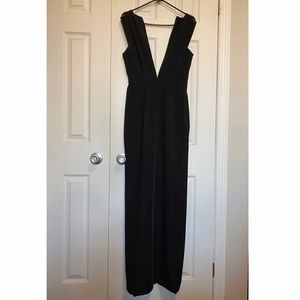 Solace London plunging neckline maxi dress